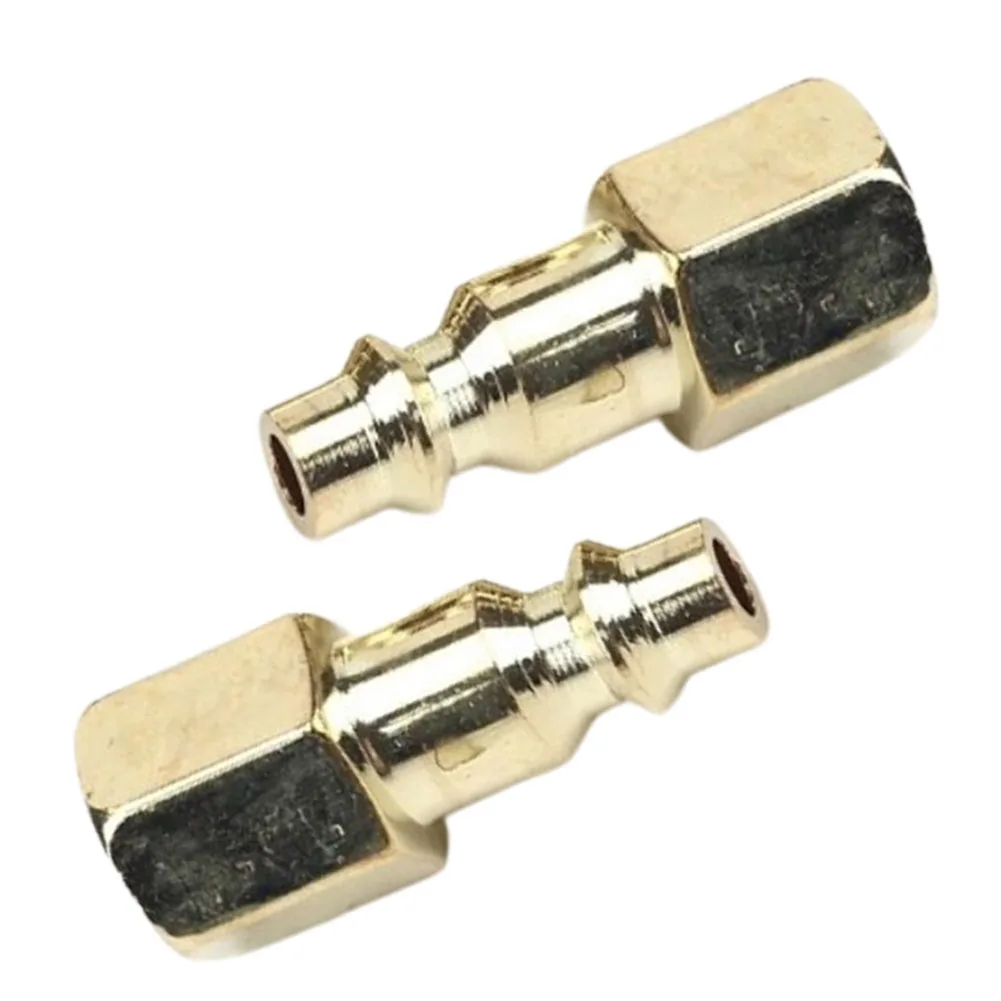 2pcs 1/4 NPT Air Line Hose Compressor Connectors Brass Female Anit Rust Quick Release Fitting 13mm Thread Outer Diameter
2pcs 1/4 NPT Air Line Hose Compressor Connectors Brass Female Anit Rust Quick Release Fitting 13mm Thread Outer Diameter