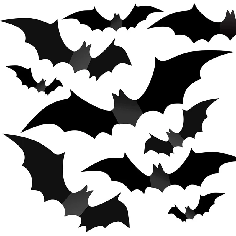 Halloween Party Indoor And Outdoor Decoration Supplies 56 Pieces Of Reusable PVC 3D Decoration Scary Bat Wall Stickers
Halloween Party Indoor And Outdoor Decoration Supplies 56 Pieces Of Reusable PVC 3D Decoration Scary Bat Wall Stickers