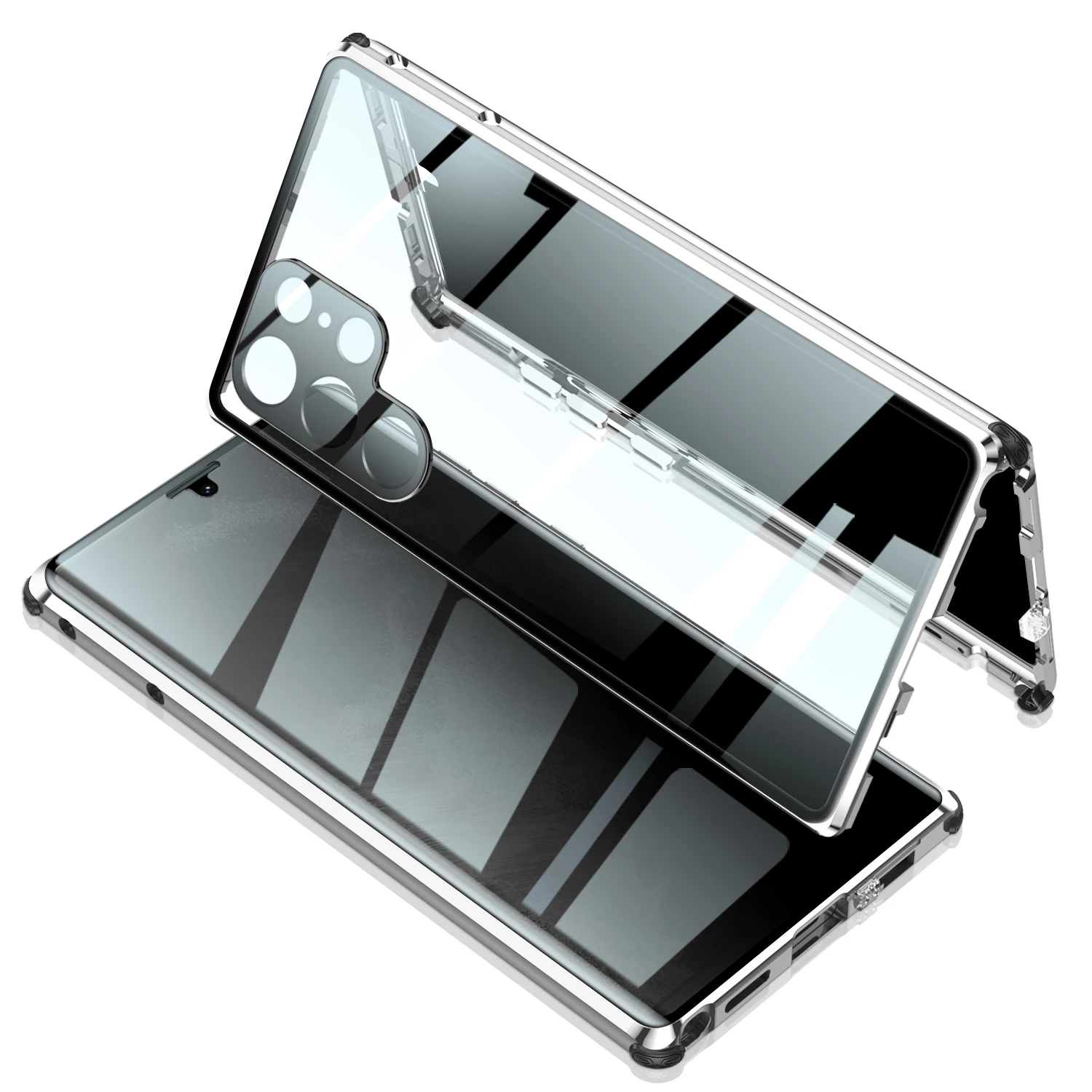Magnetic Case For Samsung Galaxy S22 Ultra S22 Plus Privacy Tempered Glass Cover for Samsung S21 FE Metal Bumper Shockproof Case
Magnetic Case For Samsung Galaxy S22 Ultra S22 Plus Privacy Tempered Glass Cover for Samsung S21 FE Metal Bumper Shockproof Case