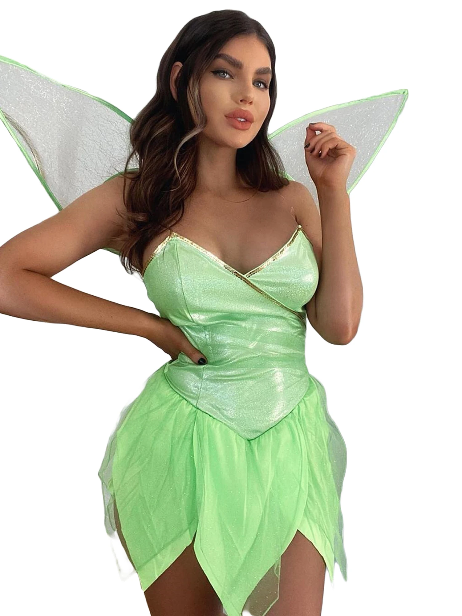 Enchanting Woodland Fairy Costume for Women Halloween Dress Up with Wings and Floral Accents - Magical Halloween Outfit for
Enchanting Woodland Fairy Costume for Women Halloween Dress Up with Wings and Floral Accents - Magical Halloween Outfit for