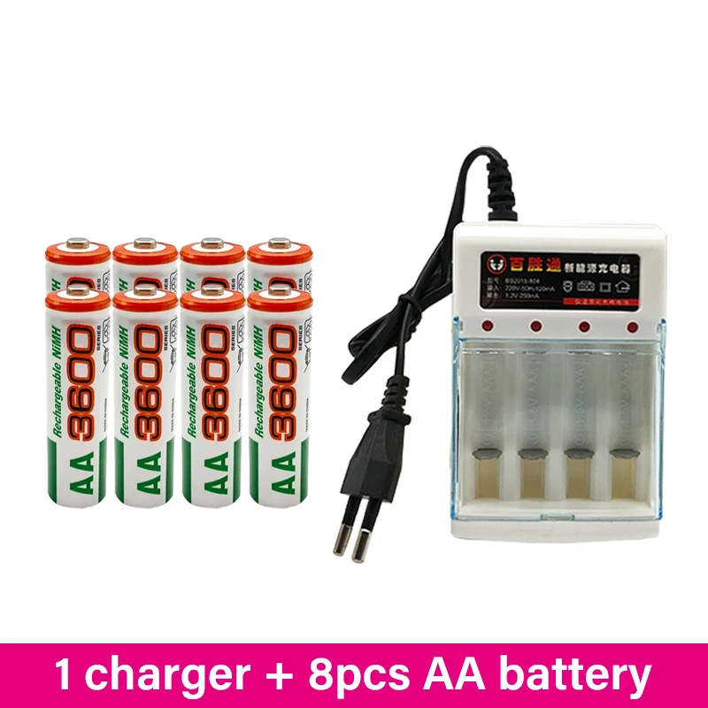 New 100% original 2023 Aa rechargeable battery 3600Mah aa1.2v Ni MH rechargeable battery, applicable of LED lamp toys Mp3
New 100% original 2023 Aa rechargeable battery 3600Mah aa1.2v Ni MH rechargeable battery, applicable of LED lamp toys Mp3