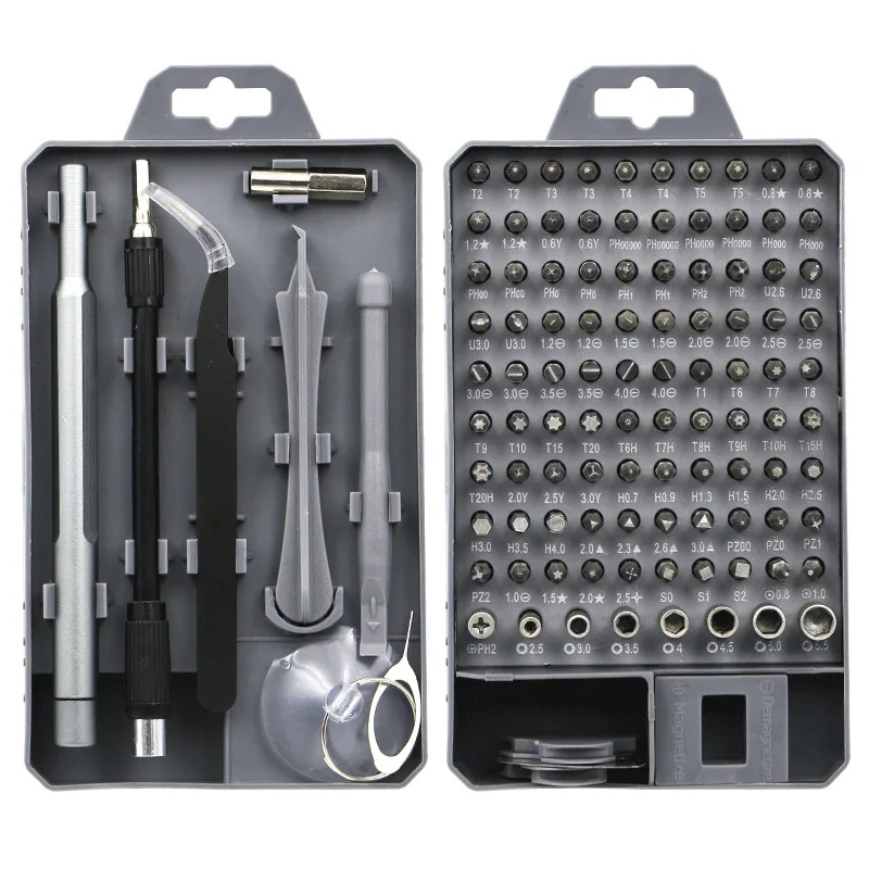 112 in 1 Screwdriver Set Screwdriver Bit Multi-function Precision Mobile Phone Repair Device Hand Tools Screwdriver Set Torx Hex 
112 in 1 Screwdriver Set Screwdriver Bit Multi-function Precision Mobile Phone Repair Device Hand Tools Screwdriver Set Torx Hex