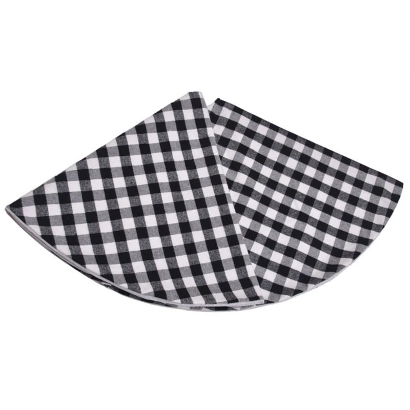 Christmas Tree Skirt Black & White Buffalo-Plaid 47-inch Large Flannel Mat Xmas Tree Base Cover Holiday Ornaments Drop Shipping
Christmas Tree Skirt Black & White Buffalo-Plaid 47-inch Large Flannel Mat Xmas Tree Base Cover Holiday Ornaments Drop Shipping