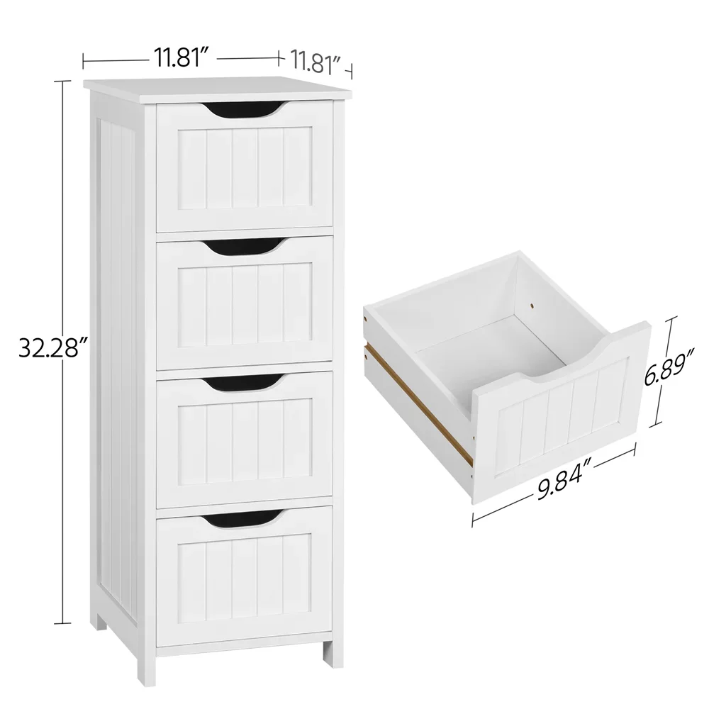 New Bathroom Cabinets Wooden Storage Cabinet Organizer with 4 Drawers for Bathroom White Bathroom Furniture
New Bathroom Cabinets Wooden Storage Cabinet Organizer with 4 Drawers for Bathroom White Bathroom Furniture
