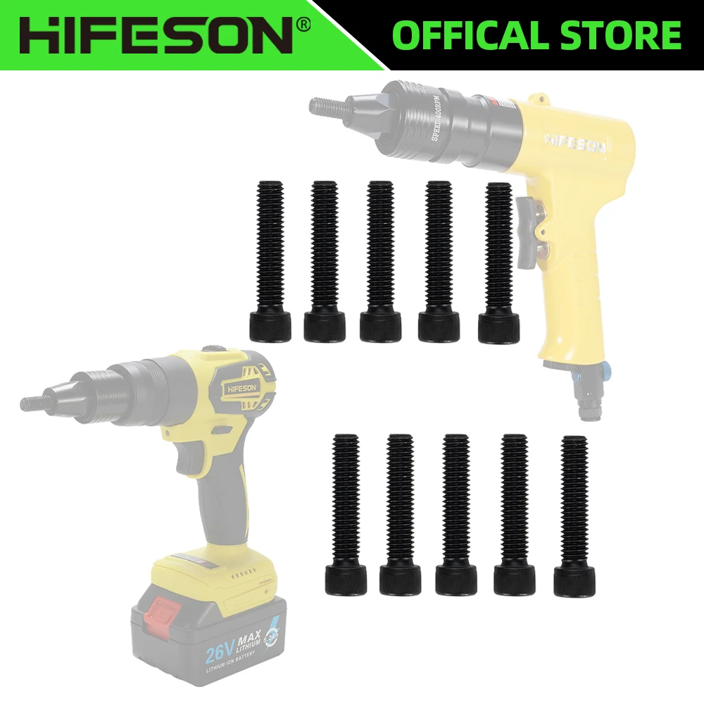 HIFESON Pneumatic Air Rivet Gun Screws Rivet Head Electric Riveting Replacement Head For M3 M4 M5 M6 M8 M10 nuts
HIFESON Pneumatic Air Rivet Gun Screws Rivet Head Electric Riveting Replacement Head For M3 M4 M5 M6 M8 M10 nuts