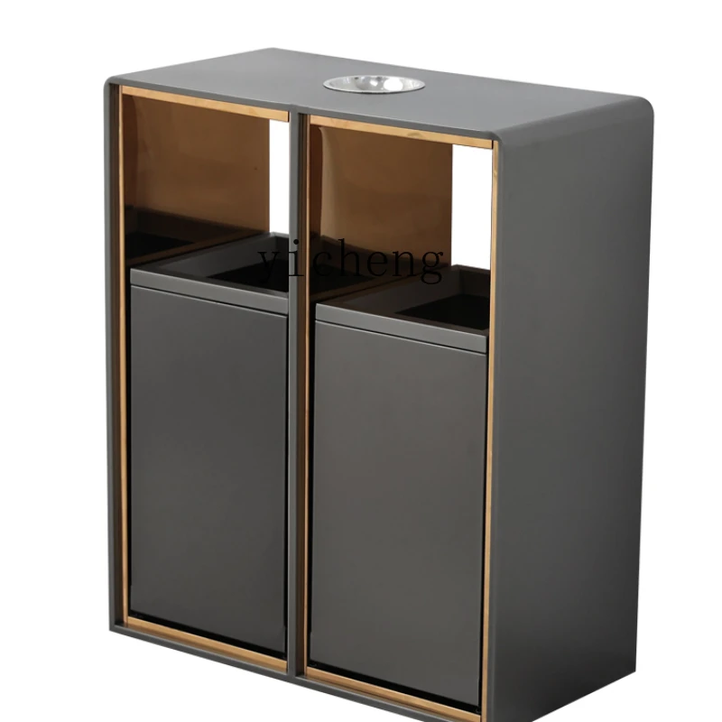 YY Stainless Steel Classification Hotel Trash Can Shopping Mall Sales Department Commercial Garbage Bin
YY Stainless Steel Classification Hotel Trash Can Shopping Mall Sales Department Commercial Garbage Bin