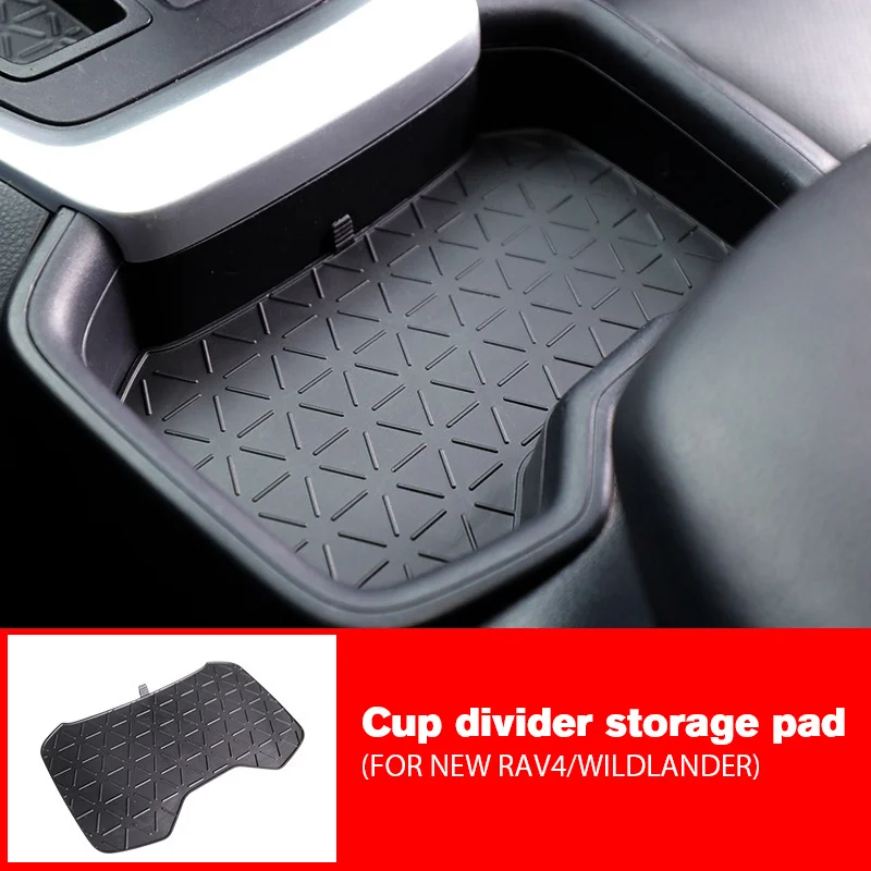 

Central Console Organizer Pad Car Main Co-pilot Storage Box Protect Mat Silicone Tray Storage for Rongfang RAV4 Car Inner Access