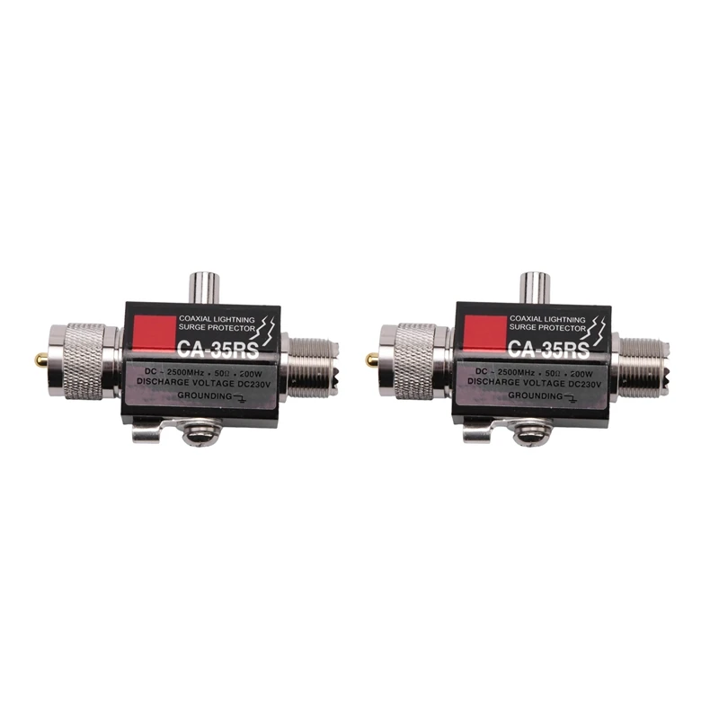 2X CA-35RS Coaxial Lightning-Protector 0-3000Mhz Surge Protector Male To Female UHF Connector Lightning-Arrester
2X CA-35RS Coaxial Lightning-Protector 0-3000Mhz Surge Protector Male To Female UHF Connector Lightning-Arrester