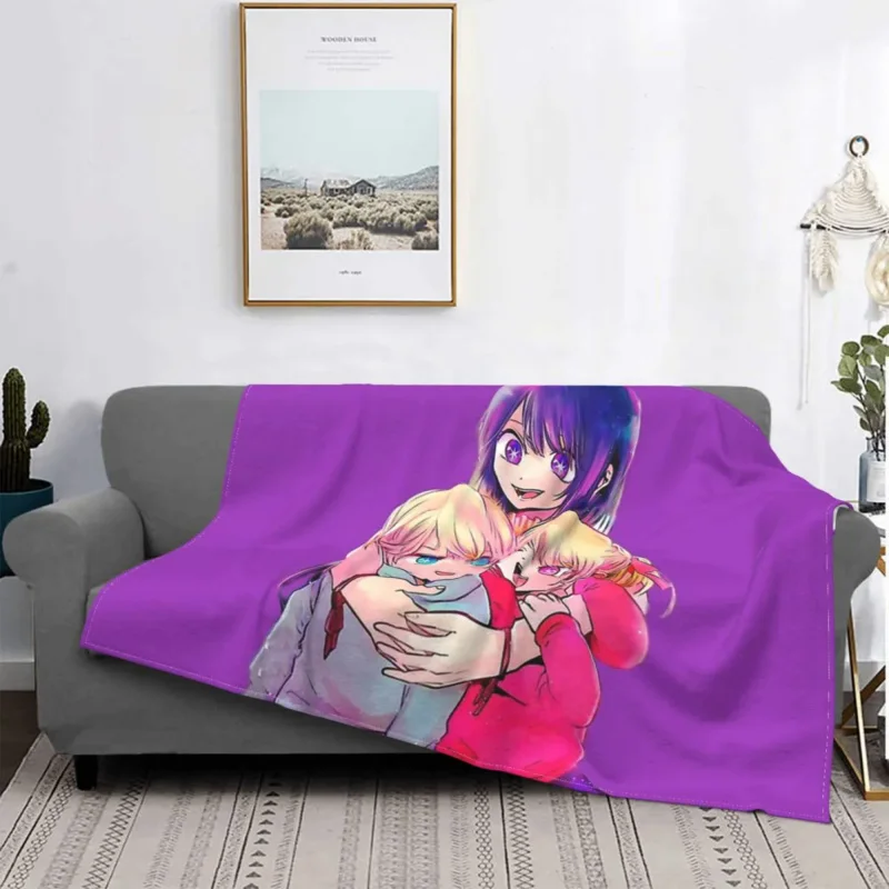 Ai Hoshino And Children Anime Oshi no Ko Blanket Fleece All Season Multifunction Thin Throw Blankets For bed Rug Piece
Ai Hoshino And Children Anime Oshi no Ko Blanket Fleece All Season Multifunction Thin Throw Blankets For bed Rug Piece