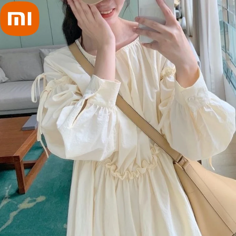 Xiaomi Elegant Fairy Dress Women Beach Outing Puff Sleeve Princess Sweet Casual Dress Female High Waist Evening Party Sundress
Xiaomi Elegant Fairy Dress Women Beach Outing Puff Sleeve Princess Sweet Casual Dress Female High Waist Evening Party Sundress