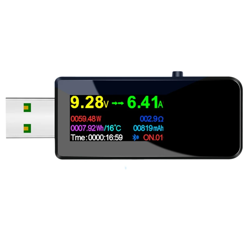15 In 1 USB3.1 Tester DC Power Meter Digital Voltmeter Voltimetro Volt Meter Power Bank Wattmeter Voltage
15 In 1 USB3.1 Tester DC Power Meter Digital Voltmeter Voltimetro Volt Meter Power Bank Wattmeter Voltage