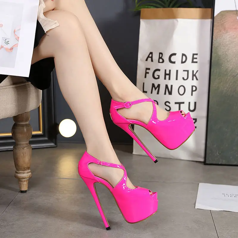 2022 Nightclub High Heel Platform Women's Shoes 16cm Super High Heel Sandals Stiletto Heel Stage Car Model Shoes Catwalk
2022 Nightclub High Heel Platform Women's Shoes 16cm Super High Heel Sandals Stiletto Heel Stage Car Model Shoes Catwalk