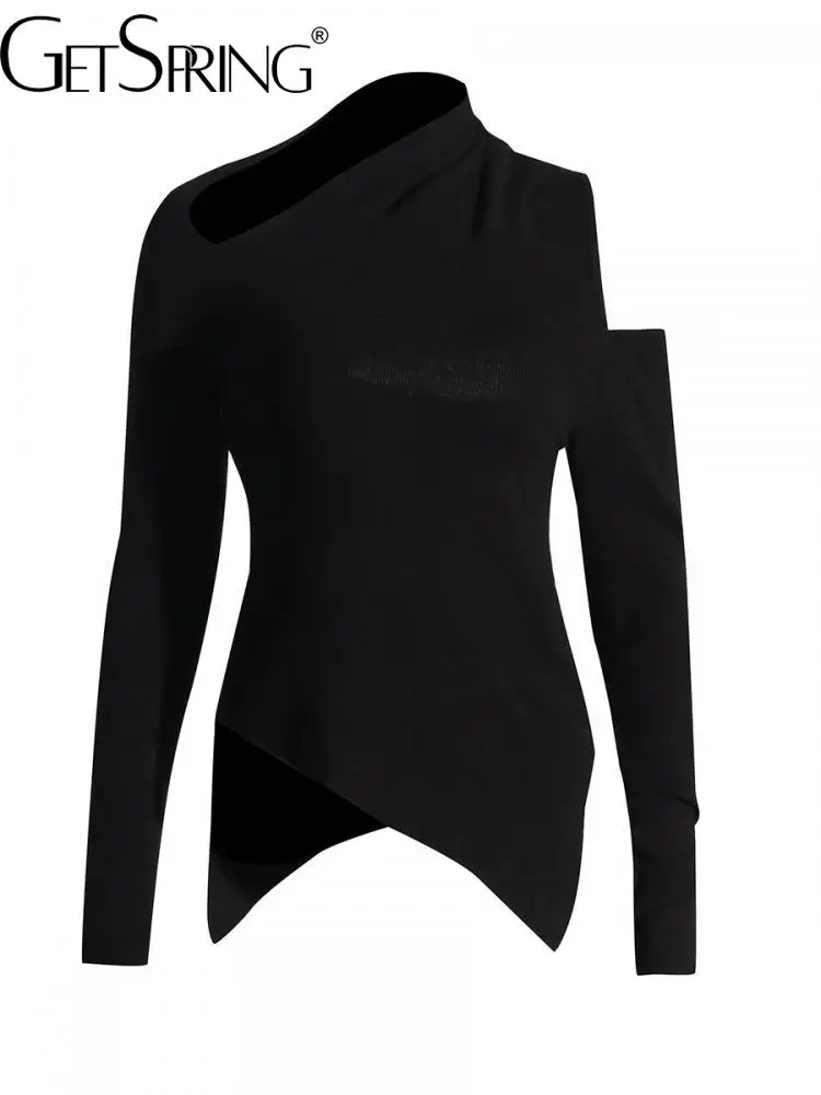 GetSpring Women Sweater Long Sleeve Asymmetric Hollow Out Off Shoulder Knitted Sweater Pullovers Slim Autumn Winter Tops 2022
GetSpring Women Sweater Long Sleeve Asymmetric Hollow Out Off Shoulder Knitted Sweater Pullovers Slim Autumn Winter Tops 2022
