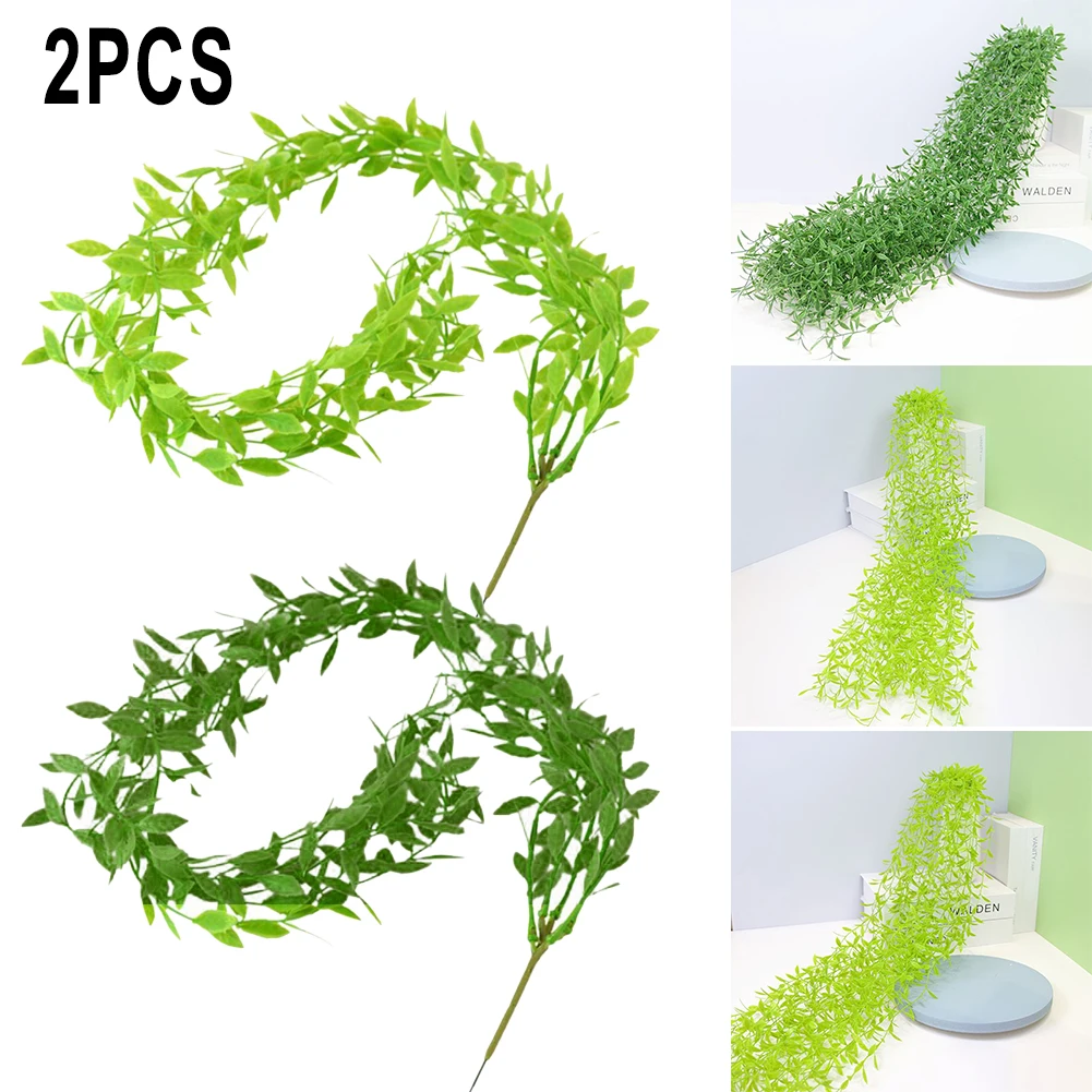 95cm Artificial Ivy Green 2 Bouquet Artificial Plants Rattan Hanging Vines Diy Foliage Home Wall Decor Green Fake Leaves
95cm Artificial Ivy Green 2 Bouquet Artificial Plants Rattan Hanging Vines Diy Foliage Home Wall Decor Green Fake Leaves