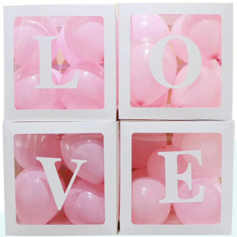 Transparent Letter Balloon Box Set 1st Birthday Baby Gift Romantic Valentine's Day Wedding Party Balloon Decoration LOVE Box
Transparent Letter Balloon Box Set 1st Birthday Baby Gift Romantic Valentine's Day Wedding Party Balloon Decoration LOVE Box
