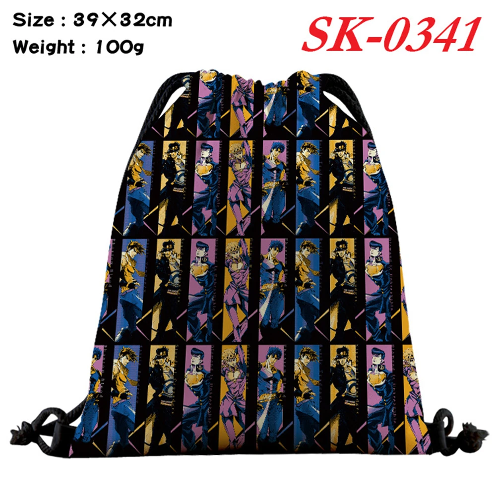 JoJo's Bizarre Adventure Canvas Drawstring Bag Cartoon Backpack Women Cosmetic Container Casual Beachbag Travel Shoes Pouch Gift
JoJo's Bizarre Adventure Canvas Drawstring Bag Cartoon Backpack Women Cosmetic Container Casual Beachbag Travel Shoes Pouch Gift