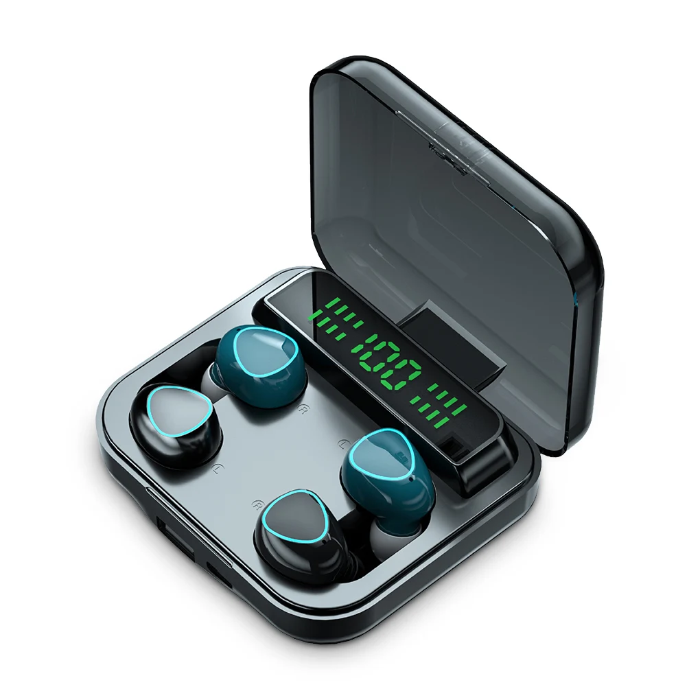 

Беспроводные наушники-вкладыши с дисплеем, перезаряжаемые наушники с шумоподавлением, Bluetooth-совместимые наушники V5.1 с низкой задержкой