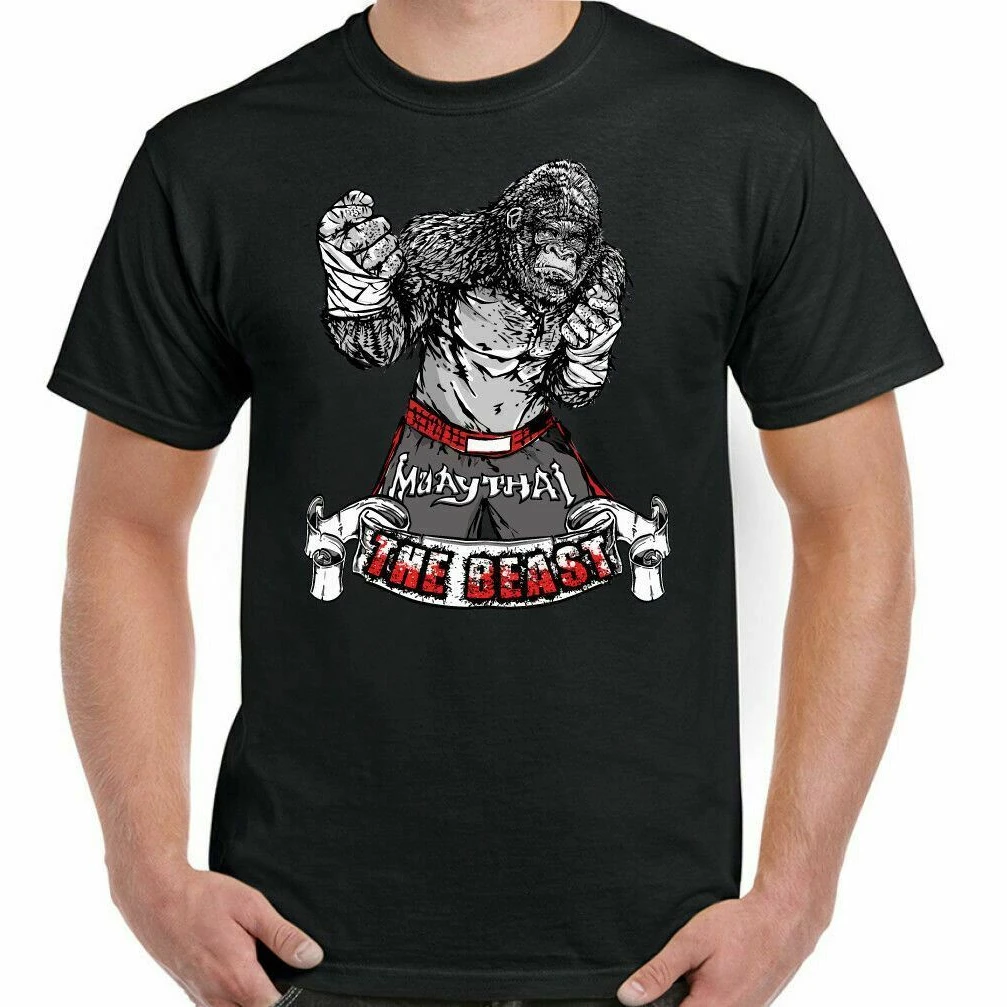 The Beast Gorilla Gym MMA Muay Thai Boxing Training T-Shirt New 100% Cotton O-Neck Short Sleeve Casual Mens T-shirt Size S-3XL
The Beast Gorilla Gym MMA Muay Thai Boxing Training T-Shirt New 100% Cotton O-Neck Short Sleeve Casual Mens T-shirt Size S-3XL