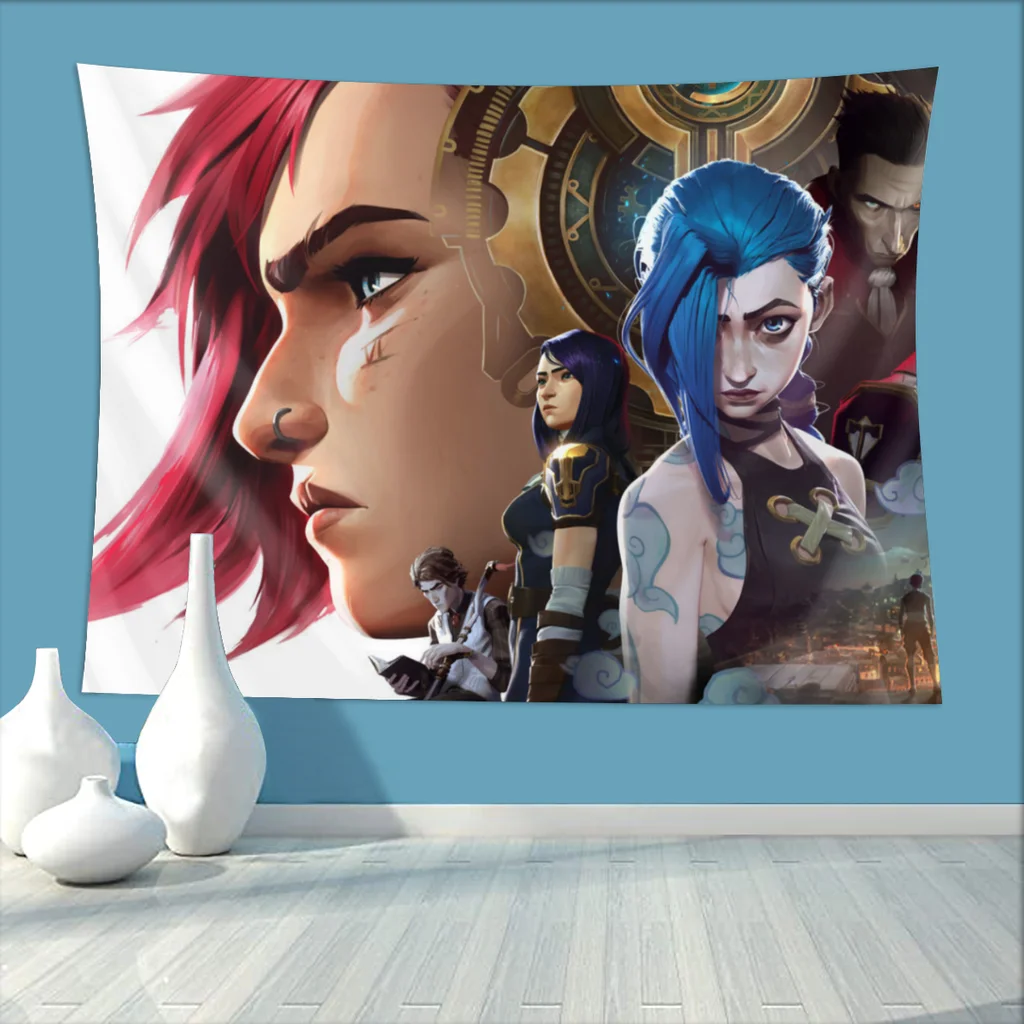Poster Home Tapestry Arcane LOL Anime Background Hanging Blanket Living Room Arts Decor Aesthetic Beach Mat
Poster Home Tapestry Arcane LOL Anime Background Hanging Blanket Living Room Arts Decor Aesthetic Beach Mat