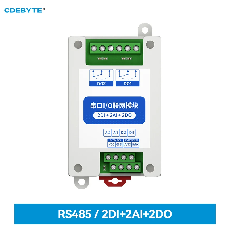 RS485 2DI+2AI+2DO MA01-AACX2220 ModBus RTU I/O Network Modules with Serial Port for PLC/Touch Display 2 Switch Output Watchdog
RS485 2DI+2AI+2DO MA01-AACX2220 ModBus RTU I/O Network Modules with Serial Port for PLC/Touch Display 2 Switch Output Watchdog