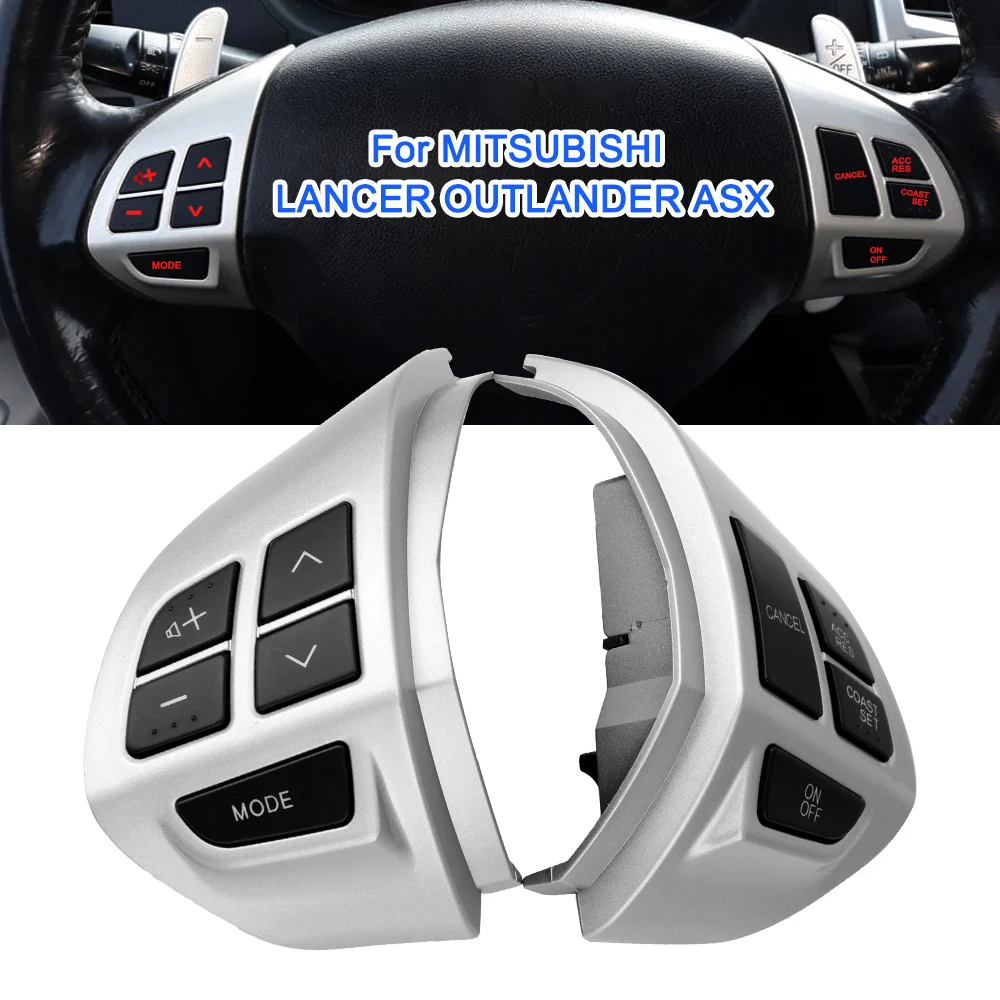 

Кнопка громкости и звука, автомобильные аксессуары для MITSUBISHI LANCER OUTLANDER ASX 2007 2008 2009 2010 2011, переключатель управления рулевым колесом