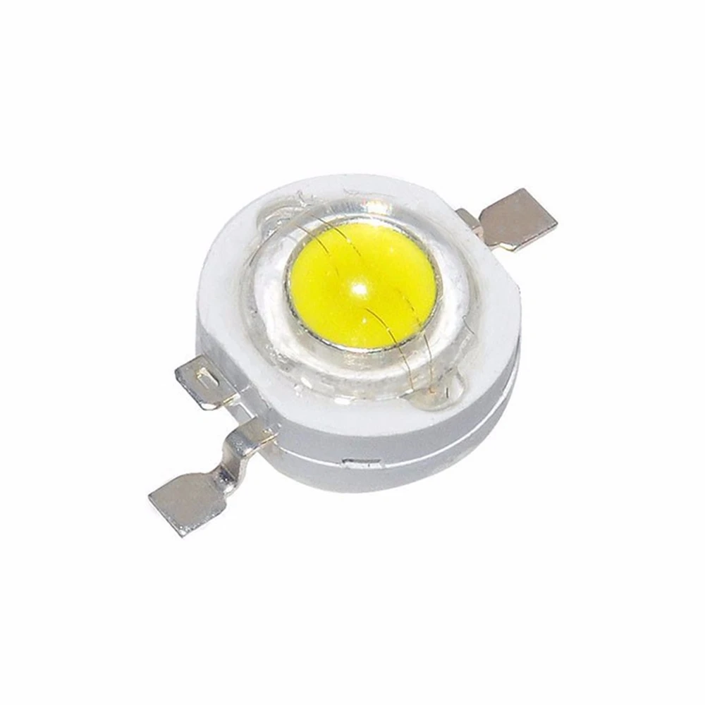 

XIHALONG 200pcs 1W High Power LED Chip DC3.2-3.4V 300mA 350mA Lamp Bulbs SMD COB Diodes Cold White 6000K 6500K Light Beads