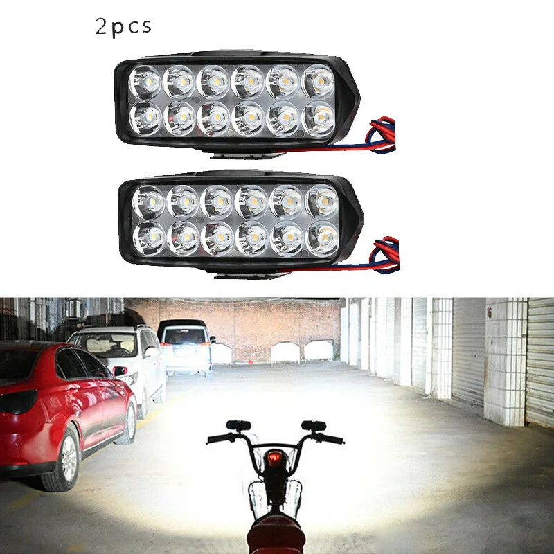 2PCS Motorcycle Modified LED External Spotlight Decoration Rearview Mirror Headlight Reflector Light 12 Beads Mirror Light
2PCS Motorcycle Modified LED External Spotlight Decoration Rearview Mirror Headlight Reflector Light 12 Beads Mirror Light