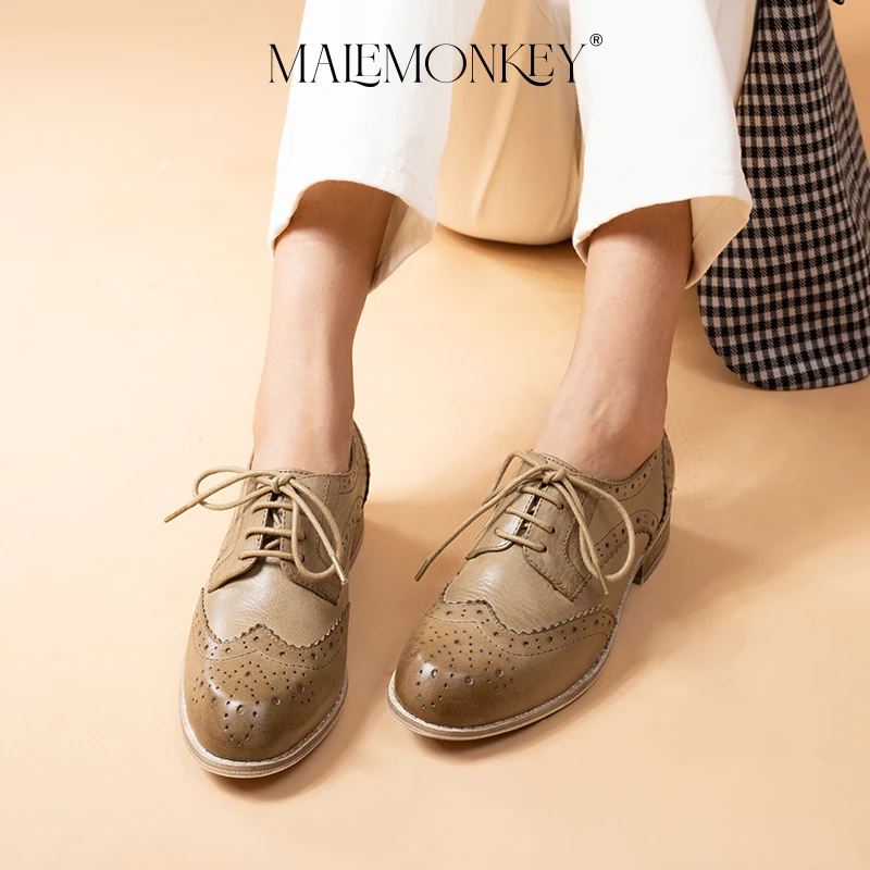 Retro Oxford Shoes Women Genuine Leather 2022 Autumn British Style Round Toe Designer Shoes Casual Lace Up Female Shoes Handmade
Retro Oxford Shoes Women Genuine Leather 2022 Autumn British Style Round Toe Designer Shoes Casual Lace Up Female Shoes Handmade