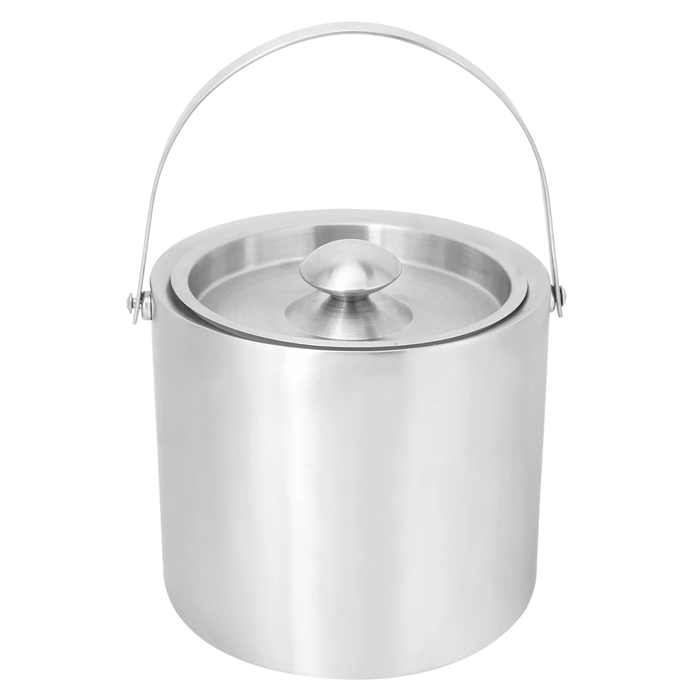 3L Thick Stainless Steel Insulation Ice Bucket Beer Barrel Wine Bottle Cooler Wine Utensils
3L Thick Stainless Steel Insulation Ice Bucket Beer Barrel Wine Bottle Cooler Wine Utensils