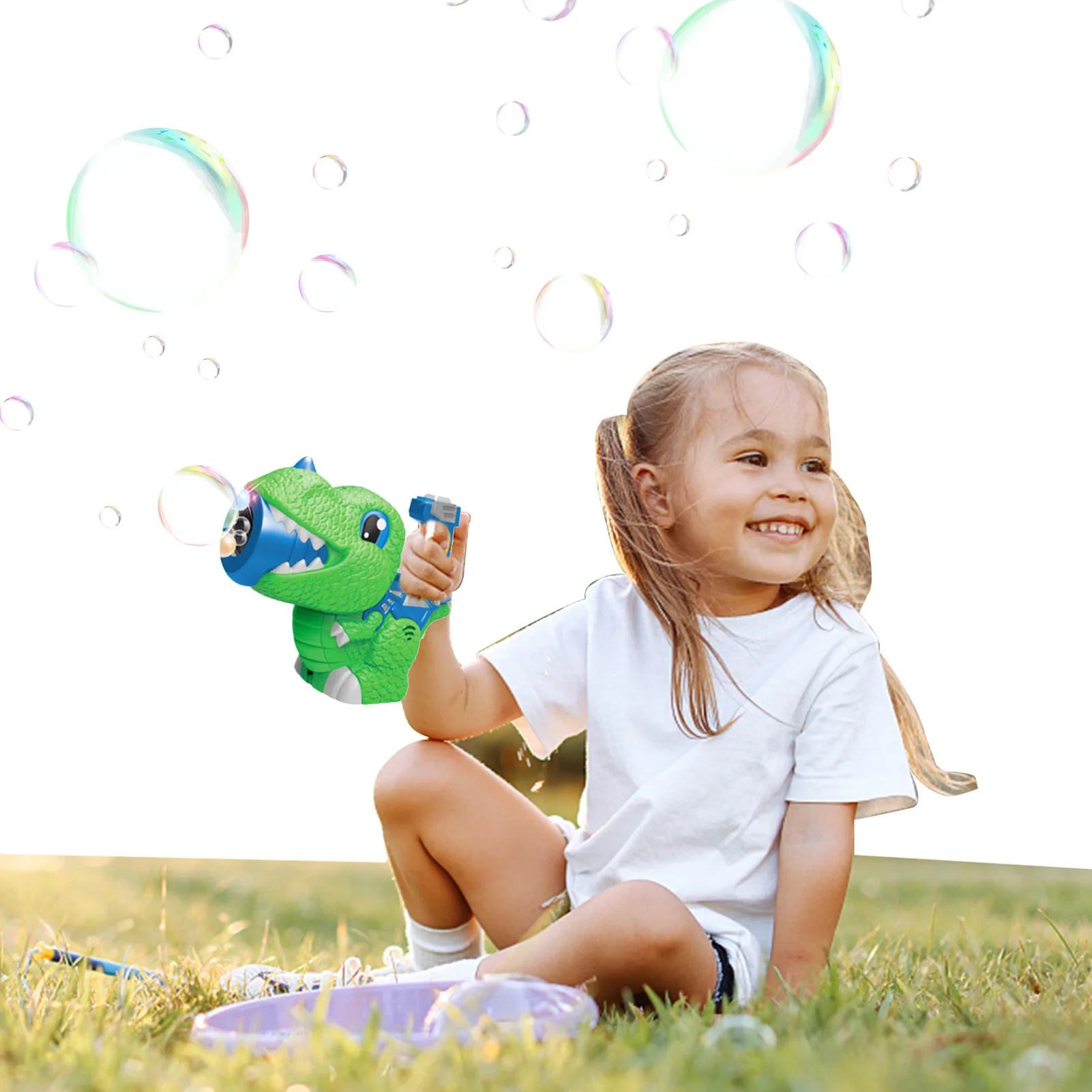 Dinosaur Bubble Blower Automatic Bubble Machine For Toddlers Summer Outdoor Bubble Toy Safe Material Convenient To Use Kids
Dinosaur Bubble Blower Automatic Bubble Machine For Toddlers Summer Outdoor Bubble Toy Safe Material Convenient To Use Kids