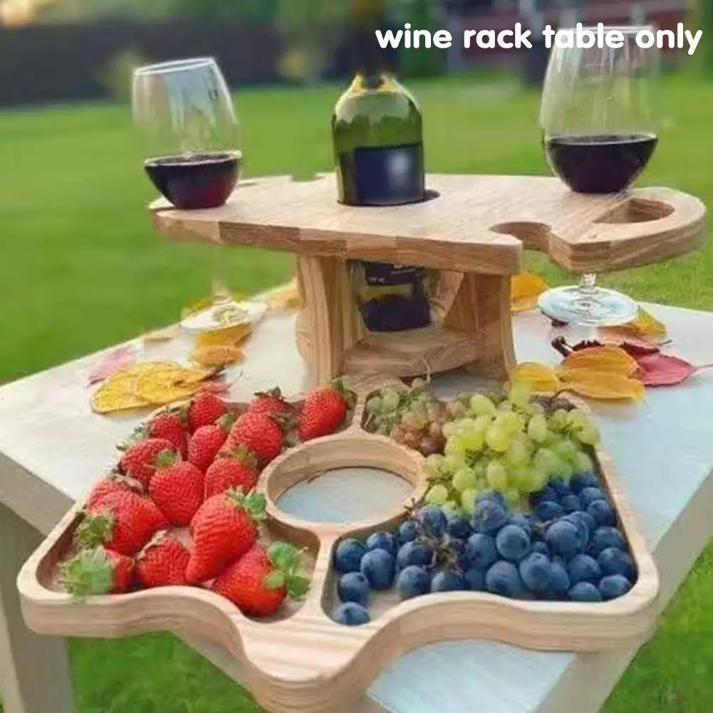 Wooden Outdoor Folding Picnic Table With Glass Holder Round Foldable Desk Wine Glass Rack Collapsible Table For Garden Part R8v9
Wooden Outdoor Folding Picnic Table With Glass Holder Round Foldable Desk Wine Glass Rack Collapsible Table For Garden Part R8v9