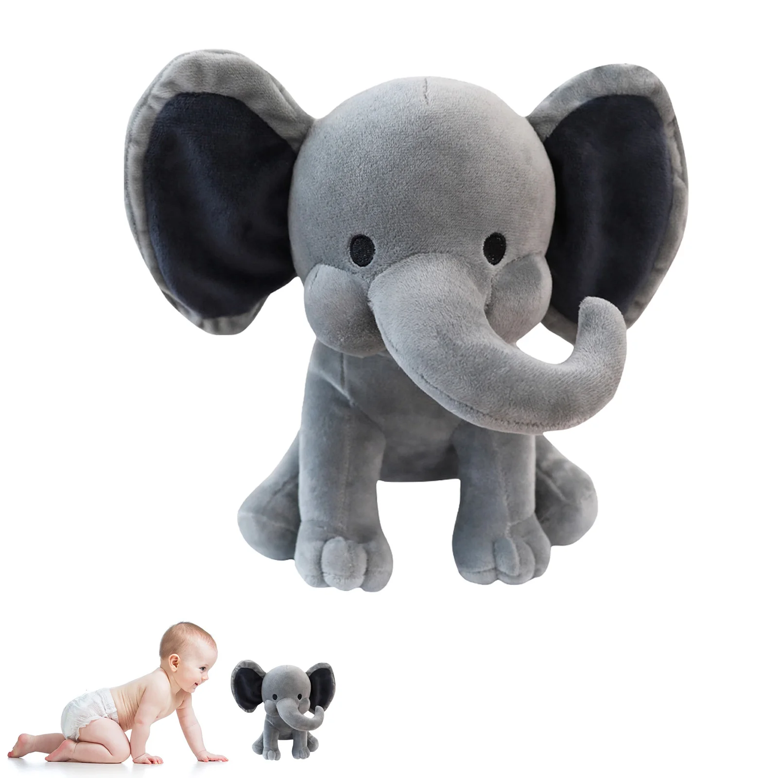 Elephant Doll Cute Cartoon Elephant Plush Animal Doll Lovely Plush Animal Toys For Infant Girls Boys Birthday Christmas Gifts
Elephant Doll Cute Cartoon Elephant Plush Animal Doll Lovely Plush Animal Toys For Infant Girls Boys Birthday Christmas Gifts