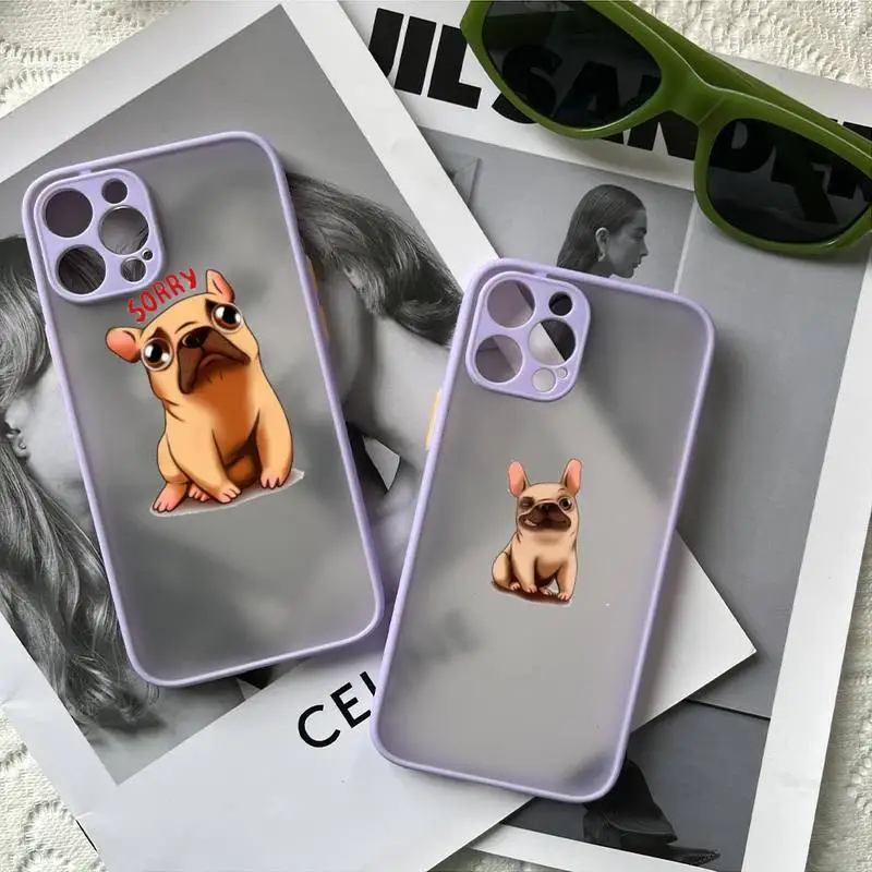 Cartoon Lovely French Bulldog Phone Case Luxury Silicone Shockproof Matte For Iphone 7 8 Plus X Xs Xr 11 12 13 Mini Pro Max
Cartoon Lovely French Bulldog Phone Case Luxury Silicone Shockproof Matte For Iphone 7 8 Plus X Xs Xr 11 12 13 Mini Pro Max