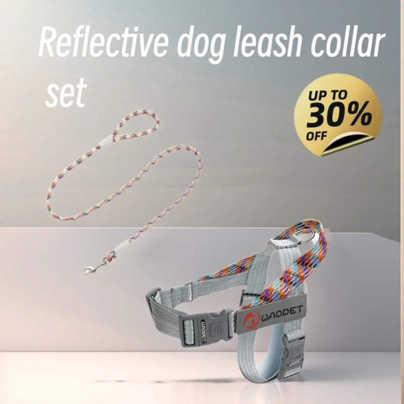 Ошейник для собаки, дышащий светоотражающий плоский шнур, регулируемый, для всех видов домашних животных, уличные принадлежности для питомцев 
Ошейник для собаки, дышащий светоотражающий плоский шнур, регулируемый, для всех видов домашних животных, уличные принадлежности для питомцев