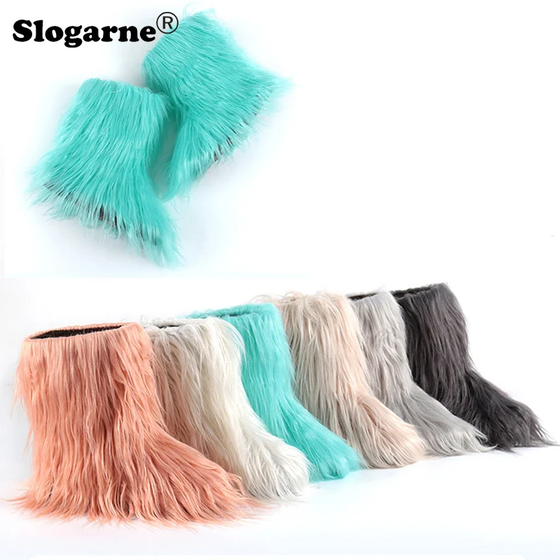 Women's Snow Boots Outdoor Fur Boots Fluffy Fur Female Luxury Furry Plush Bottes Warm Mid-Calf Winter Shoes Platform Big Size
Women's Snow Boots Outdoor Fur Boots Fluffy Fur Female Luxury Furry Plush Bottes Warm Mid-Calf Winter Shoes Platform Big Size