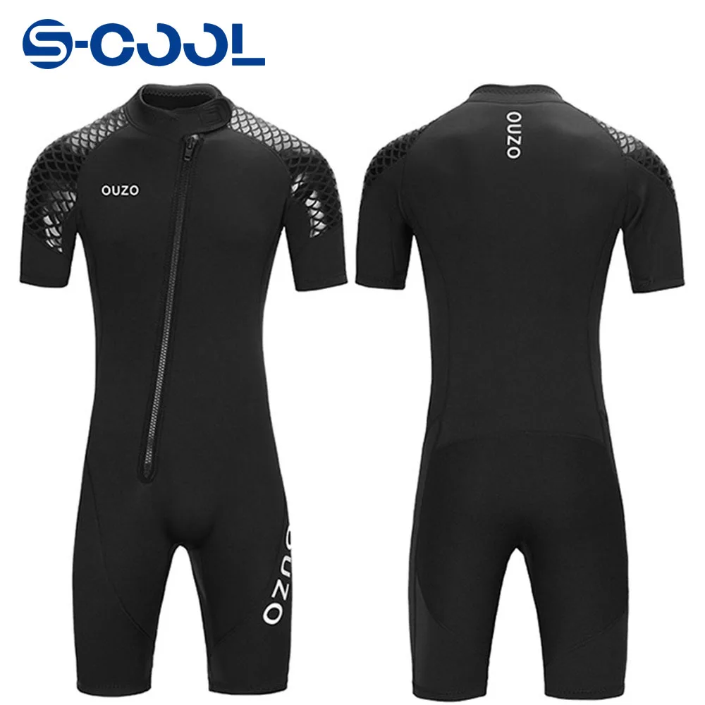 Men Women 3mm Neoprene Shorty Wetsuit One-piece Diving Suit Front Zip Wetsuit for Scuba Diving Snorkeling Surfing Swimming
Men Women 3mm Neoprene Shorty Wetsuit One-piece Diving Suit Front Zip Wetsuit for Scuba Diving Snorkeling Surfing Swimming