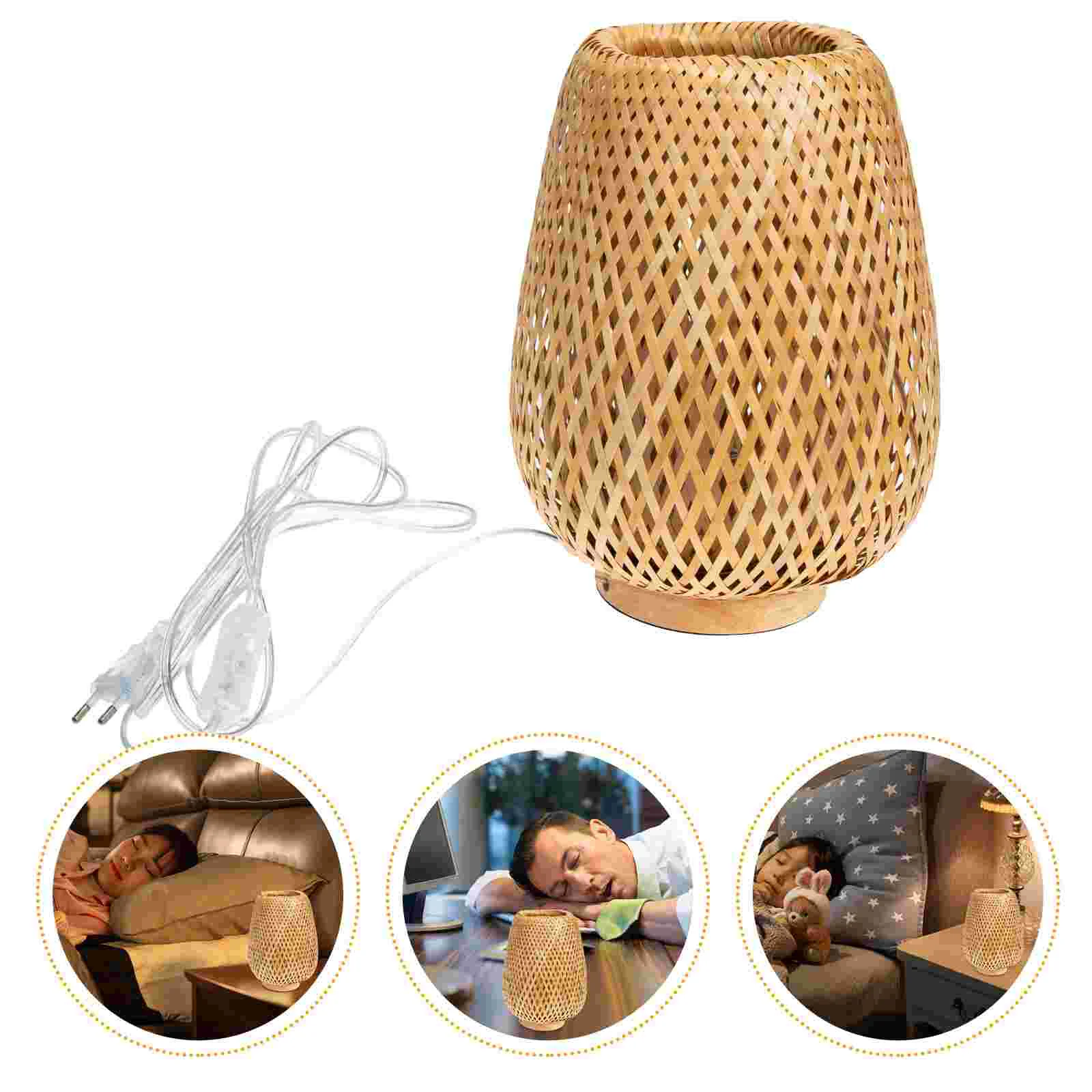 Woven Desk Light Exquisite Decorative Housewarming Gift Bamboo Woven Light Weaving Table Lamp for Living Room Bedroom
Woven Desk Light Exquisite Decorative Housewarming Gift Bamboo Woven Light Weaving Table Lamp for Living Room Bedroom