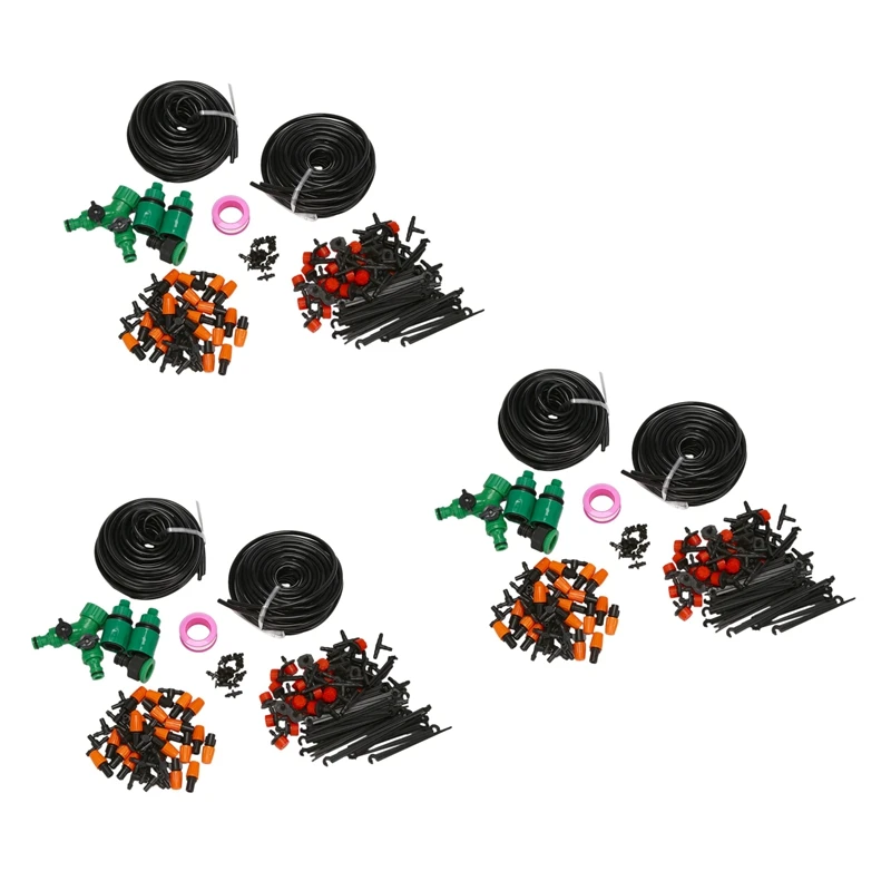 3X Garden Automatic Drip Irrigation Set,30M Adjustable Mini DIY Irrigation Kit,1/4 Inch Heavy Duty Tube Watering Kit
3X Garden Automatic Drip Irrigation Set,30M Adjustable Mini DIY Irrigation Kit,1/4 Inch Heavy Duty Tube Watering Kit