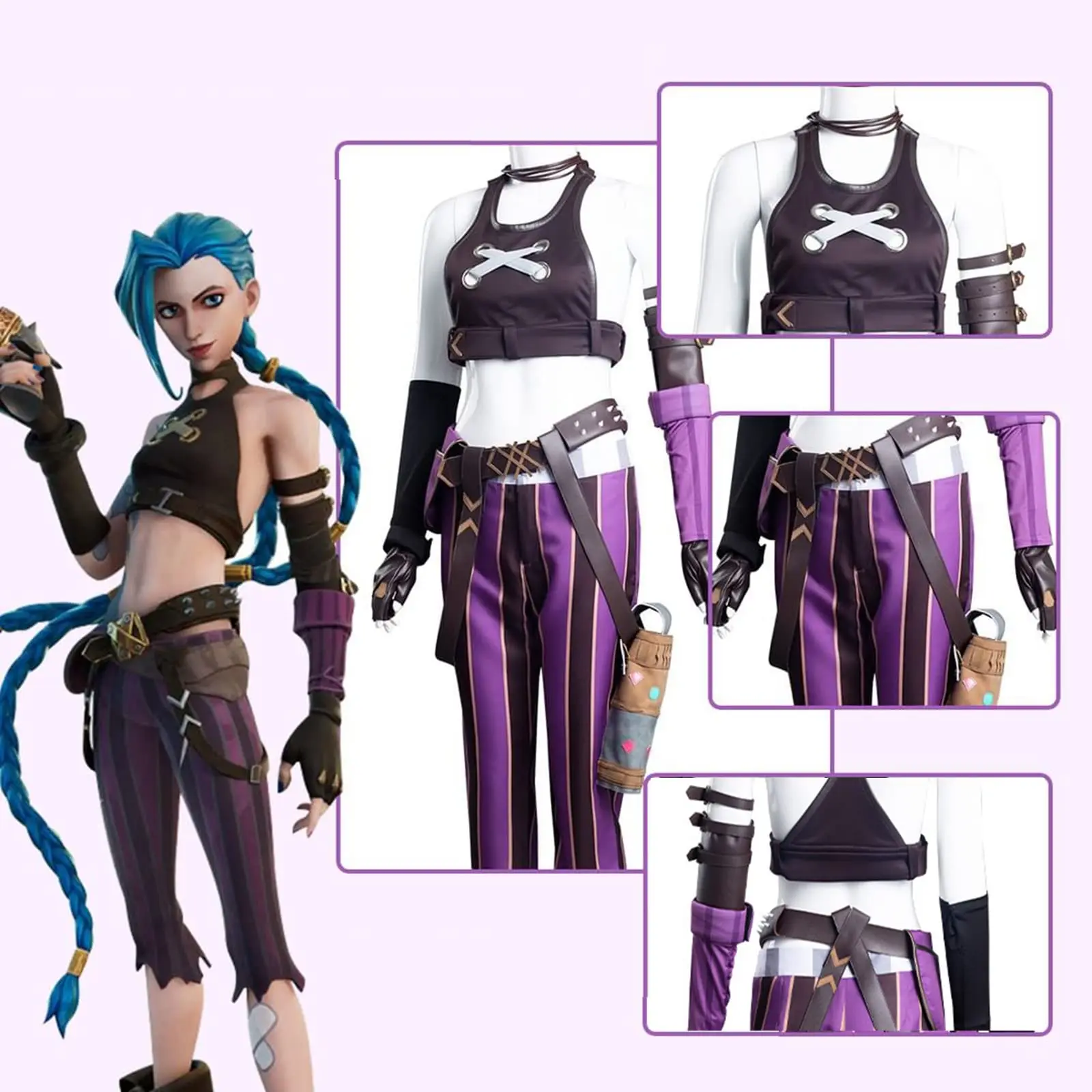 Лига Легенд Arcane, Лига Легенд, косплей костюм Jinx berserk Loli Arcane, битва за два города, косплей
Лига Легенд Arcane, Лига Легенд, косплей костюм Jinx berserk Loli Arcane, битва за два города, косплей