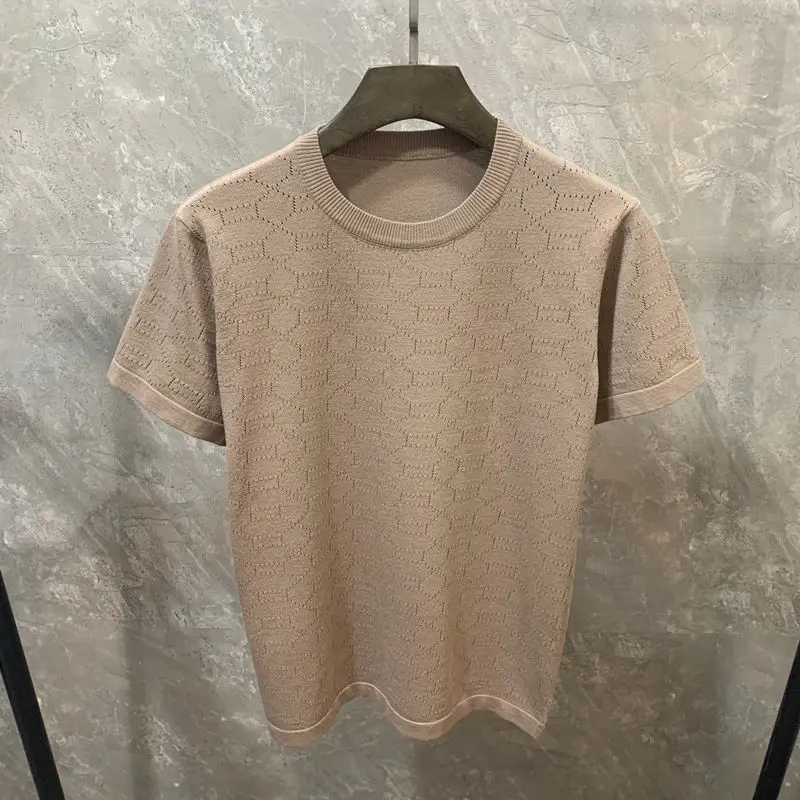 2022 Summer Men Fashion Solid Color Plus Size T-shirt Male Slim Fit Knitted Casual Tees Men Short Sleeve O-neck T-shirt A35
2022 Summer Men Fashion Solid Color Plus Size T-shirt Male Slim Fit Knitted Casual Tees Men Short Sleeve O-neck T-shirt A35