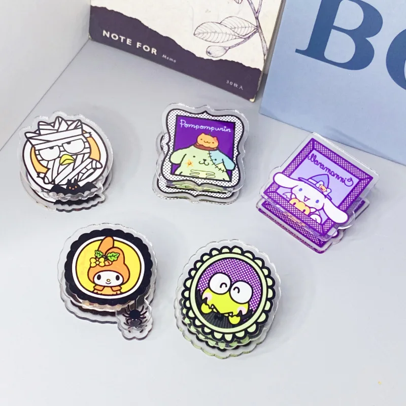 Sanrio Kuromi Cinnamoroll Kawaii My Melody Anime Cartoon Transparent Acrylic PP Clip Halloween Ornament Cute Stationery Folder
Sanrio Kuromi Cinnamoroll Kawaii My Melody Anime Cartoon Transparent Acrylic PP Clip Halloween Ornament Cute Stationery Folder