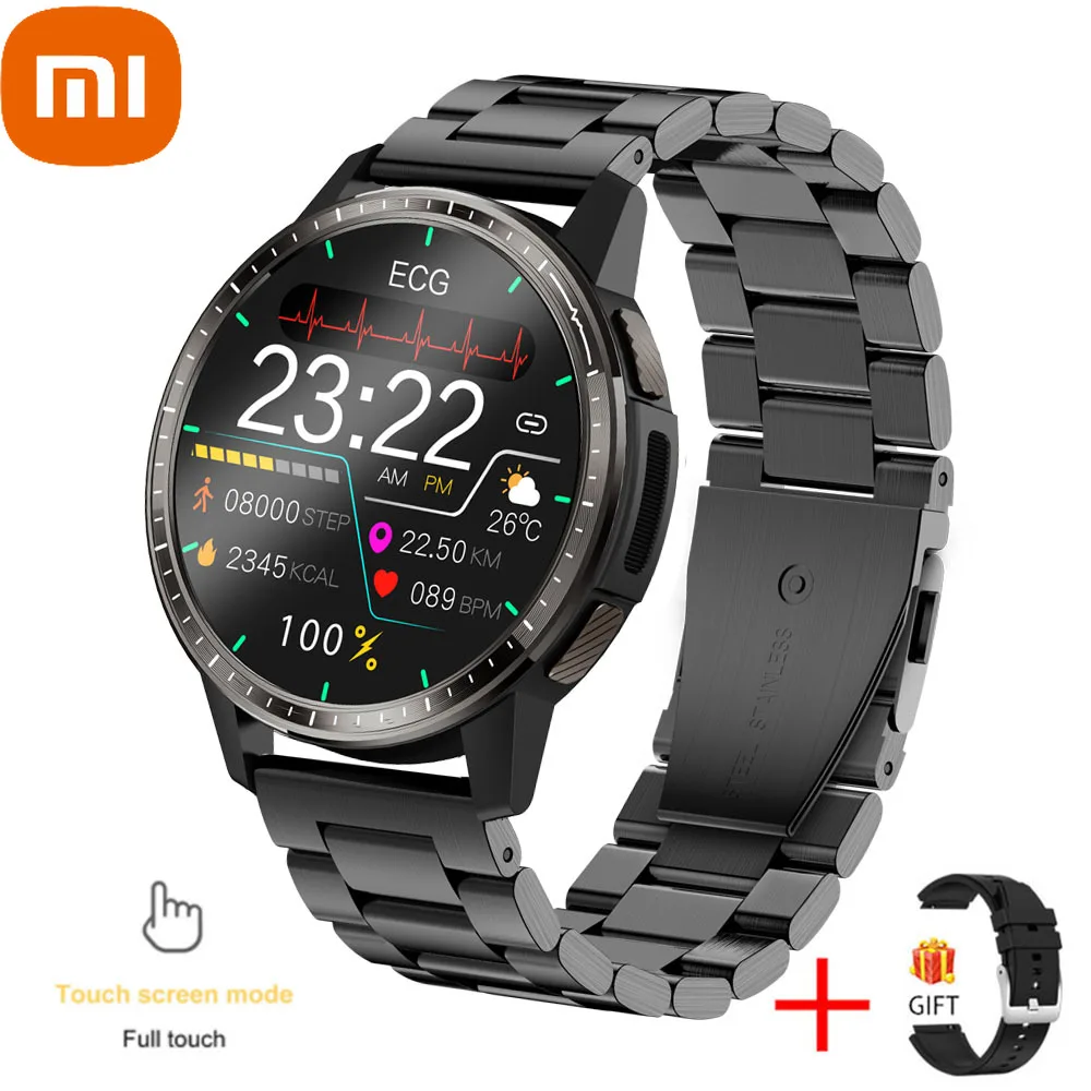 Смарт-часы xiaomi ECG PPG с измерением температуры тела, спортивный фитнес-трекер, водонепроницаемые часы с пульсометром, тонометром, кислородом, ...
Смарт-часы xiaomi ECG PPG с измерением температуры тела, спортивный фитнес-трекер, водонепроницаемые часы с пульсометром, тонометром, кислородом, ...