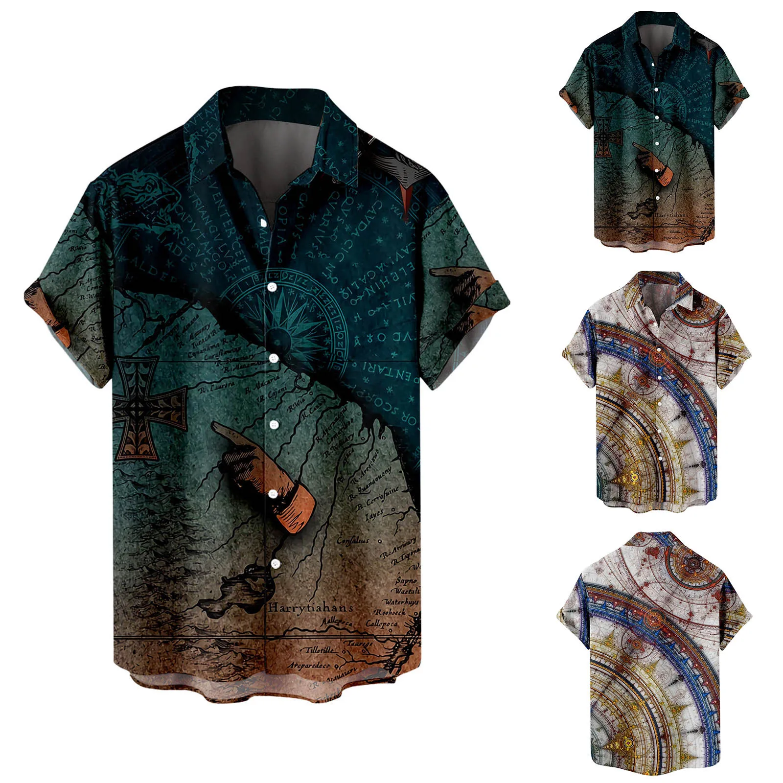 Men Summer Fashion Top Shirt Leisure Digital Printed Button Shirt Vintage Casual Short Sleeves Top Mens Casual Cute Shirts
Men Summer Fashion Top Shirt Leisure Digital Printed Button Shirt Vintage Casual Short Sleeves Top Mens Casual Cute Shirts