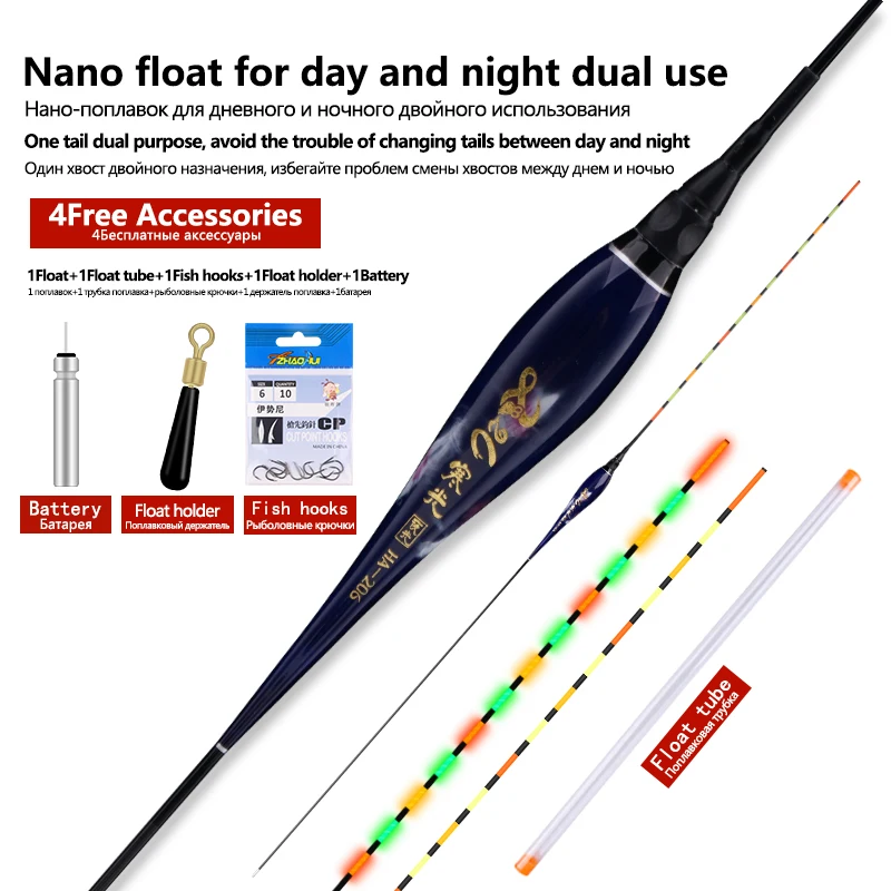 1PC Super Long Nano Luminous Fishing Float+1CR425+1 Bag Hooks+1 Buoy Seat Lake Vertical Buoy Big Loading Lead Bobber Tool Tackle
1PC Super Long Nano Luminous Fishing Float+1CR425+1 Bag Hooks+1 Buoy Seat Lake Vertical Buoy Big Loading Lead Bobber Tool Tackle