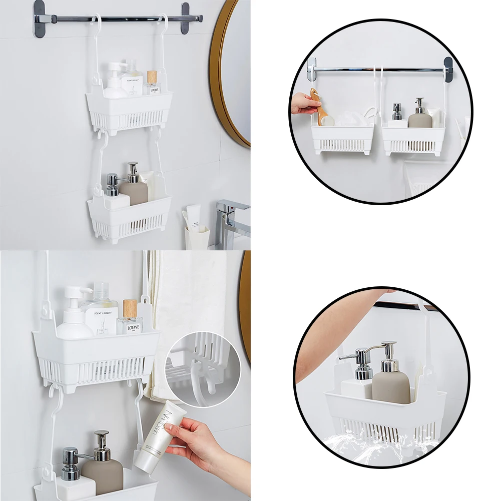 Storage Basket with Hanging Hook Household Shower Supplies Organizer for Home Kitchen Bathroom Toilet Multifunctional Container
Storage Basket with Hanging Hook Household Shower Supplies Organizer for Home Kitchen Bathroom Toilet Multifunctional Container