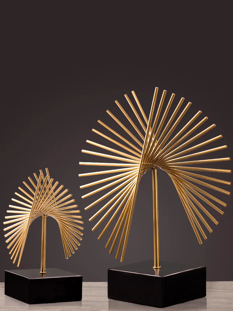 Modern Wrought Iron Gold Fan Ornaments Crafts Home Livingroom Figurines Decoration Model Room Porch TV Cabinet Furnishings Decor
Modern Wrought Iron Gold Fan Ornaments Crafts Home Livingroom Figurines Decoration Model Room Porch TV Cabinet Furnishings Decor