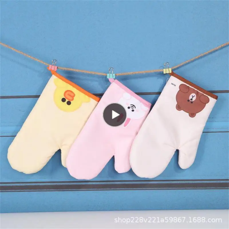 Kitchen Baking Supplies Oven Handschoen Hand Clip Anti-scalding With Hook Microwave Heat Insulation Mitts Cute Non-slip
Kitchen Baking Supplies Oven Handschoen Hand Clip Anti-scalding With Hook Microwave Heat Insulation Mitts Cute Non-slip