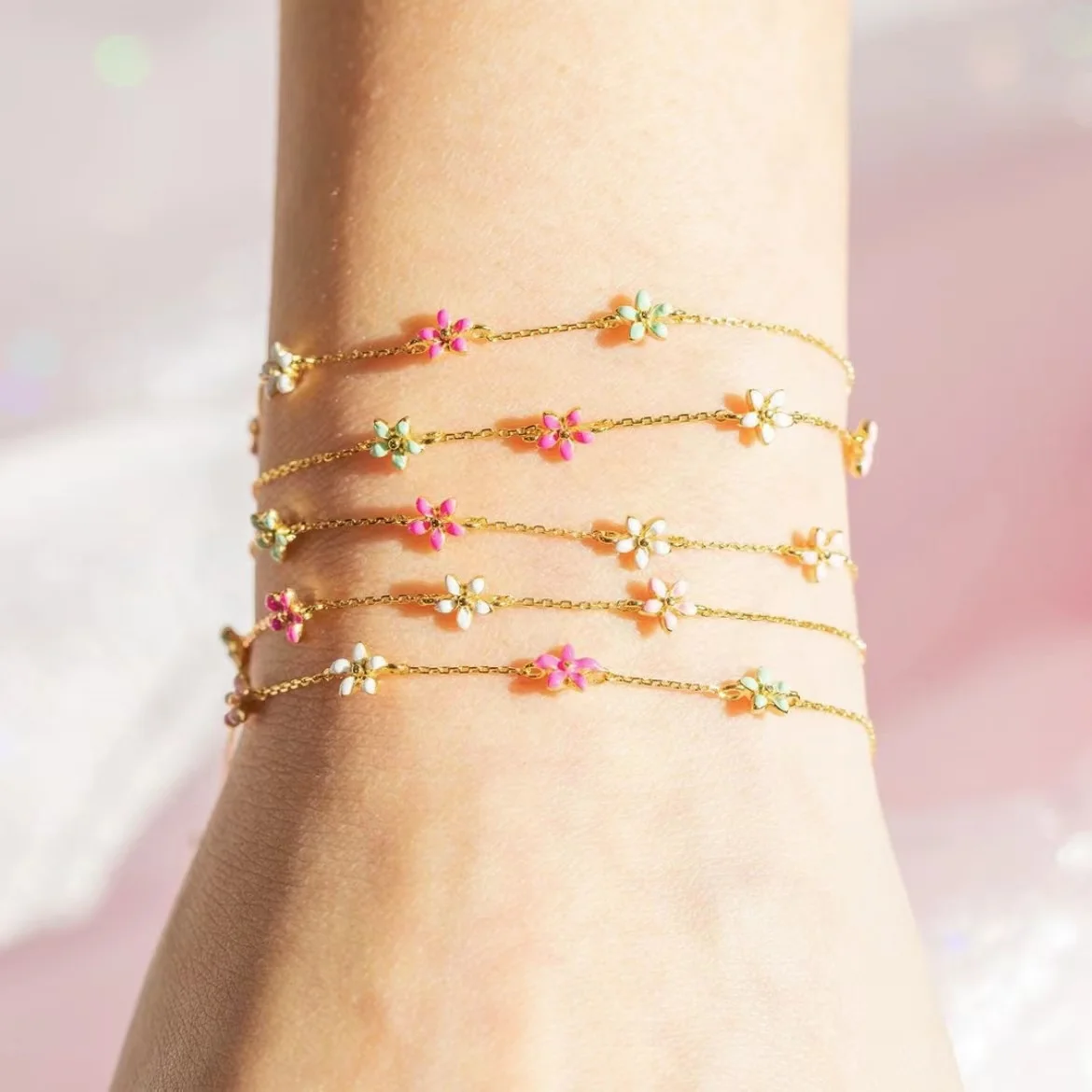 Colorful Beautiful Flower Bracelet For Women Girl Ins Hand Bracelets Elegant Party Gifts Jewelry colar feminino
Colorful Beautiful Flower Bracelet For Women Girl Ins Hand Bracelets Elegant Party Gifts Jewelry colar feminino