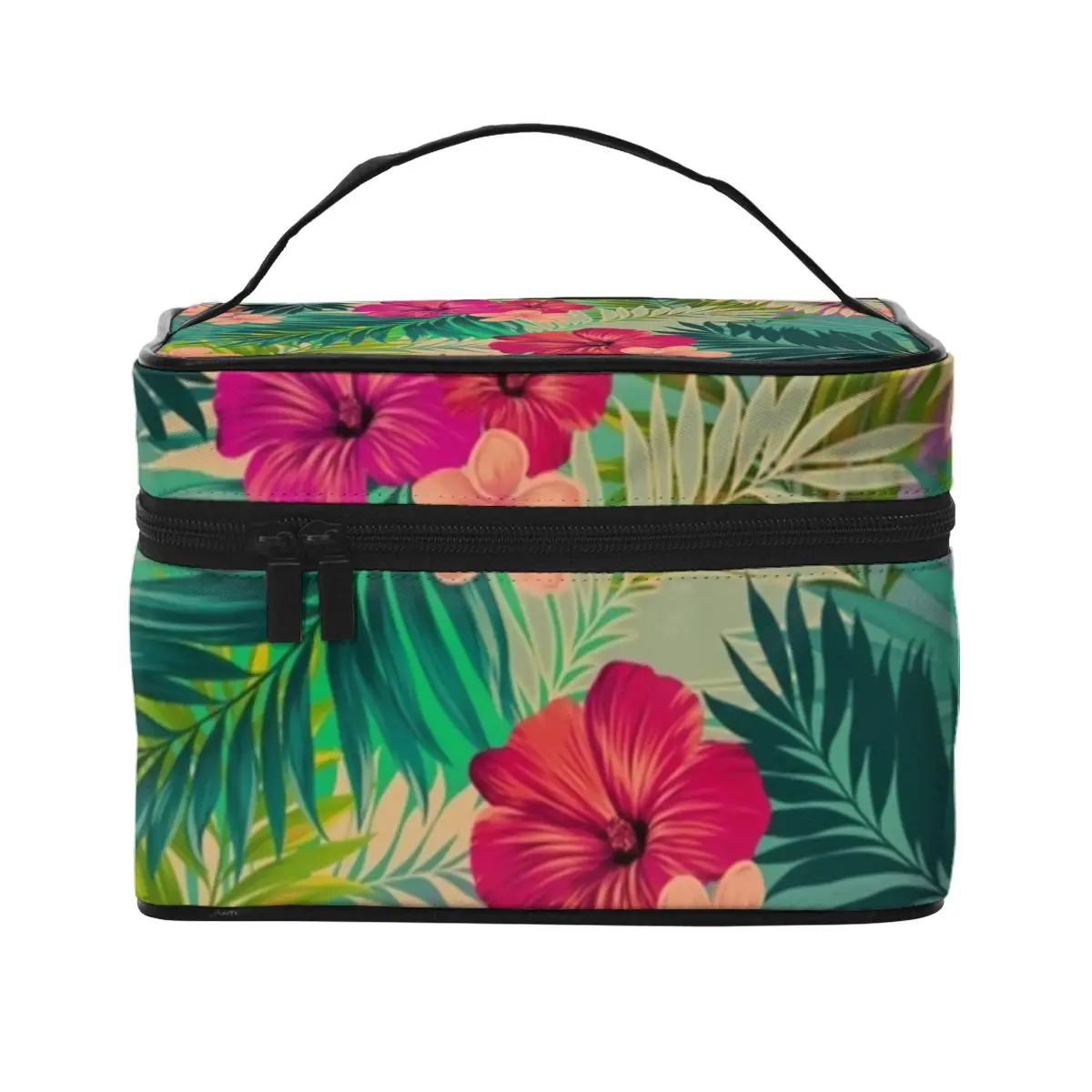 Sunset Beach Cosmetic Bags Tropical Floral Pirnt For Girls Storage Organizers with Handle Bathroom Pack Makeup Bag
Sunset Beach Cosmetic Bags Tropical Floral Pirnt For Girls Storage Organizers with Handle Bathroom Pack Makeup Bag