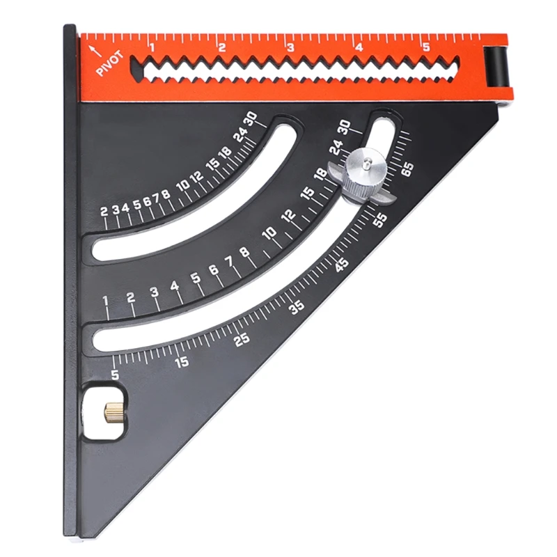 Woodworking Scribe Scale Ruler Multifunctional Metric Inch Scribe Ruler Aluminum Alloy Triangle Square Ruler
Woodworking Scribe Scale Ruler Multifunctional Metric Inch Scribe Ruler Aluminum Alloy Triangle Square Ruler